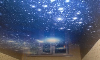 Натяжной потолок «звездное небо» в Минске под заказ: фото, цены, доставка и монтаж